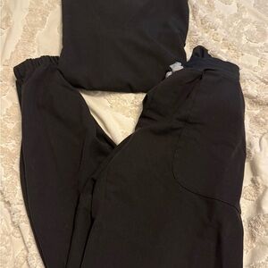 Figs Scrub top and bottom